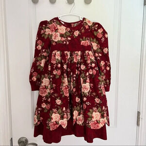 Memories by Jo Lene girl flower print dress 5 Y